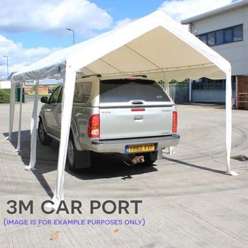 3m x 2m Gala Tent Portable Car Port - Elite (100% PVC)